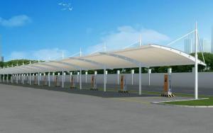 海伦市膜结构停车棚