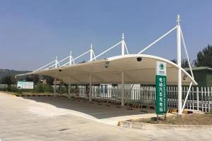 海伦市膜结构停车棚